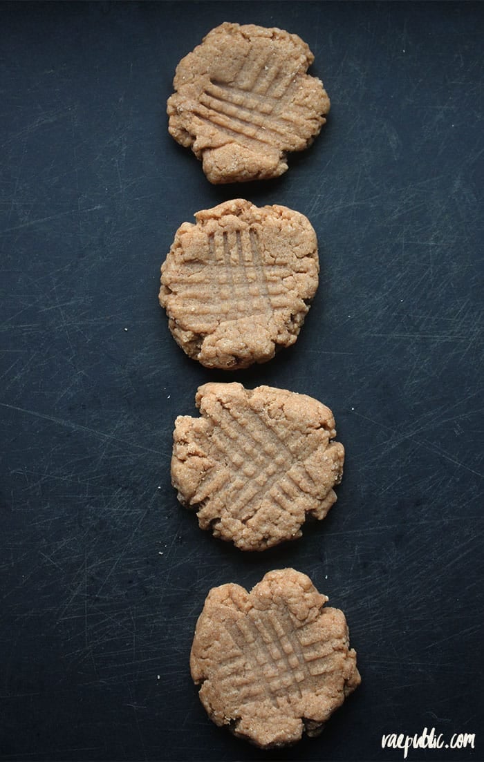 Vegan Peanut Butter Chocolate Cookies
